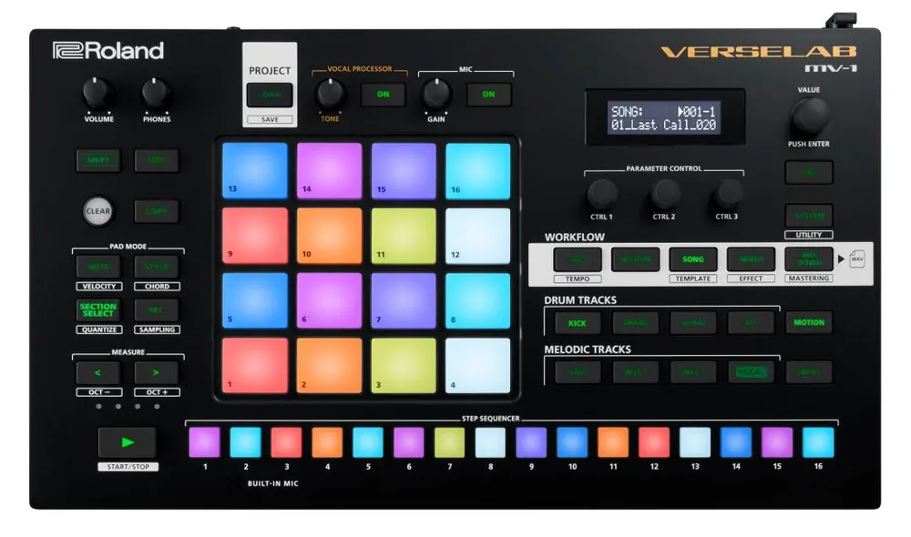 Haute Qualité Roland VERSELAB mv-1 Song Production Studio