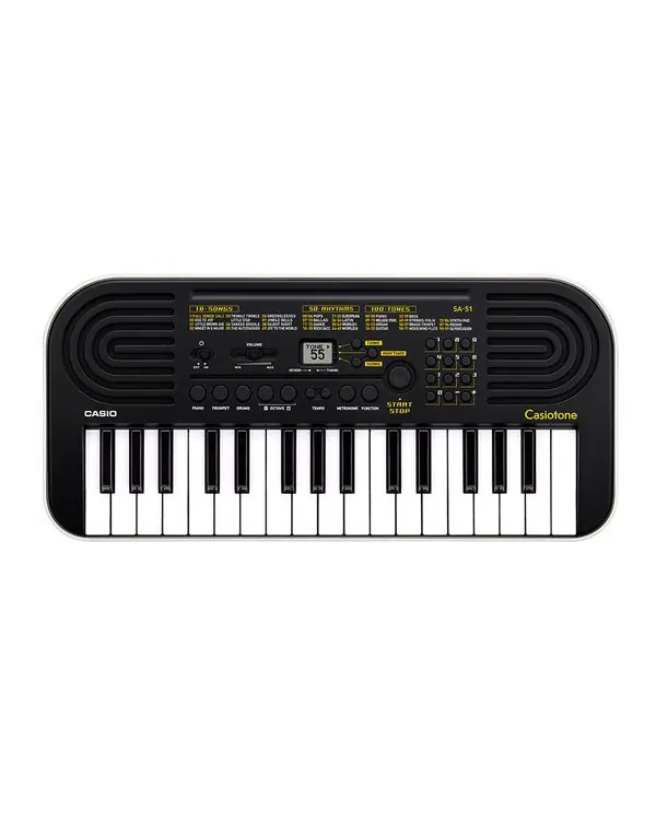 CASIO SA-51 MINI-CLAVIER PORTABLE NOIR ET GRIS Remise