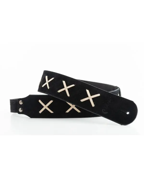 RIGHTON STRAPS LEGEND DG-BK COURROIE GUITARE CUIR NOIR Livraison Express
