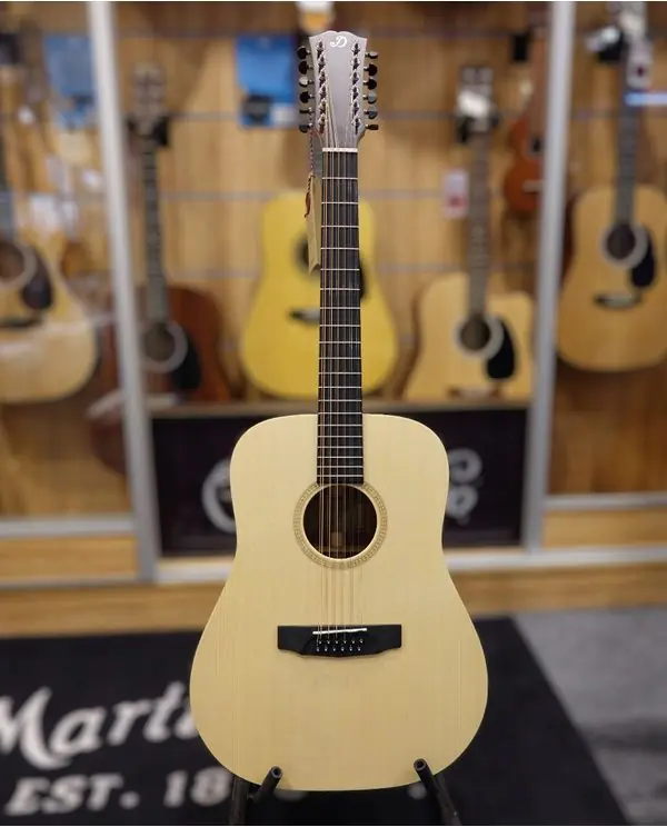 Populaire DOWINA PUELLA D-12-ds GUITARE FOLK 12 CORDES -Table épicéa massif