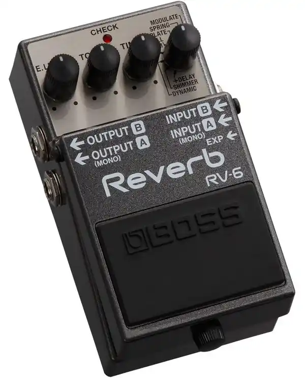 BOSS RV-6 PEDALE DE REVERB COMPACT AVEC 8 MODES Offre Spéciale