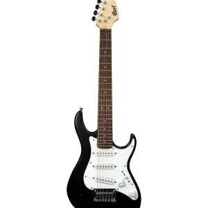 CORT G100JUOPB "JUNIOR" GUITARE ELECTRIQUE NOIR PORES OUVERTS Prix Bas