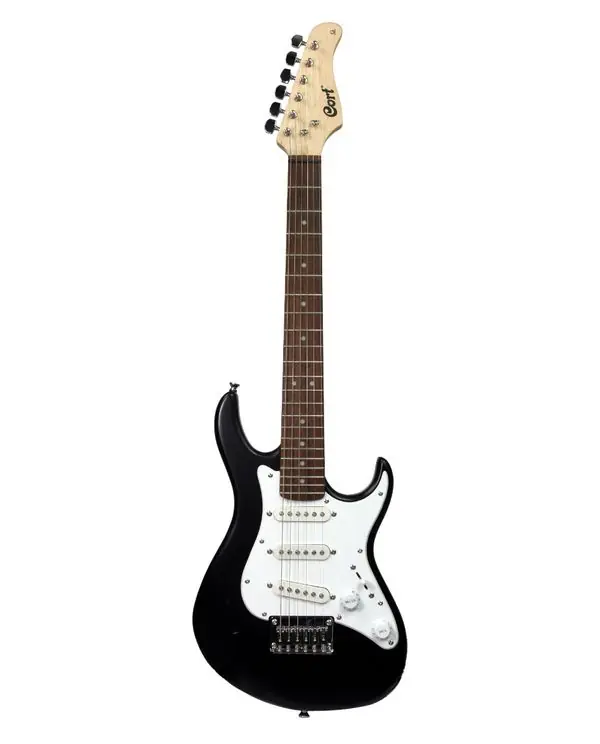 CORT G100JUOPB "JUNIOR" GUITARE ELECTRIQUE NOIR PORES OUVERTS Prix Bas