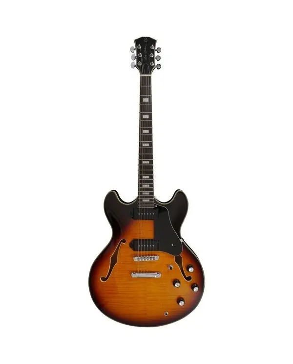 Nouvelle Collection LARRY CARLTON H7V VS EN GUITARE ELECTRIQUE HOLLOW BODY SUNBURST