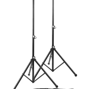 QUIKLOK S171BK-PAK-BB PAIRE DE SUPPORT ENCEINTE - avec housse Promotion