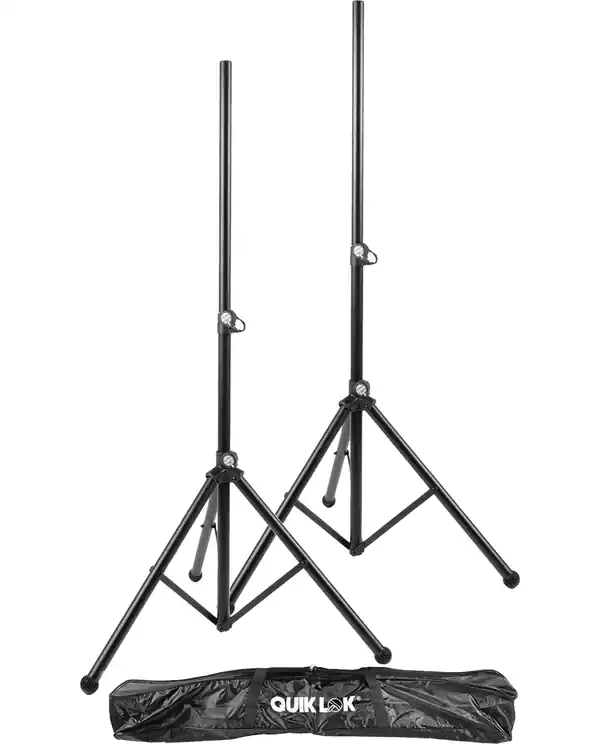 QUIKLOK S171BK-PAK-BB PAIRE DE SUPPORT ENCEINTE - avec housse Promotion