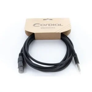 CORDIAL EM1.5FV "ELEMENTS" CABLE JACK MLE / XLR FEMELLE - 1,5m Usine Directe