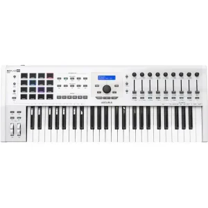 ARTURIA KEYLABMKII49-WH CLAVIER MAITRE USB/MIDI 49 TOUCHES BLANC Haute Qualité