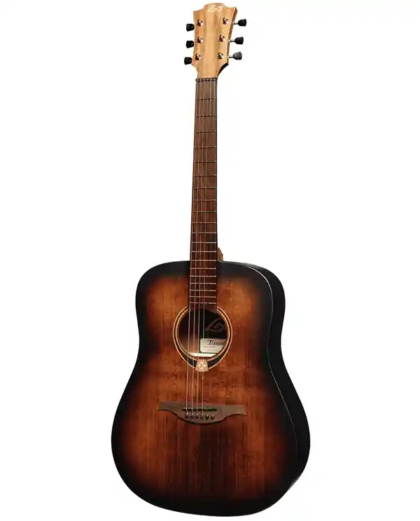 Bon Plan LAG T70D-B&B "TRAMONTANE" GUITARE FOLK DREADNOUGHT BLACK & BROWN