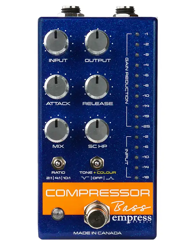Empress Effects Bass Compressor Pedal - Blue Authentique