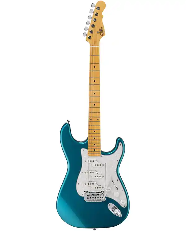 Commande En Gros G&L TCOM-EMB-M GUITARE ELECTRIQUE TYPE STRATOCASTER EERALD BLEUE