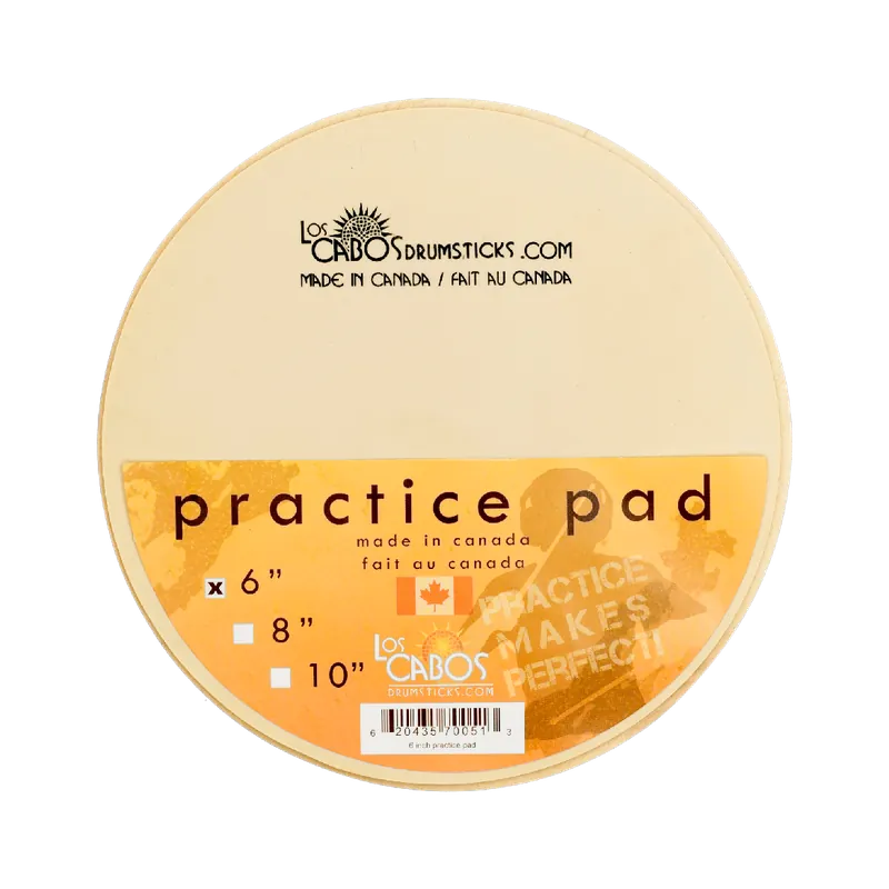 Produit De Marque Los Cabos Drumsticks Practice Pad - 6‘‘