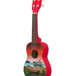 Soldes KALA UK-SURFARI "UKADELIC" UKULELE SOPRANO SURFARI