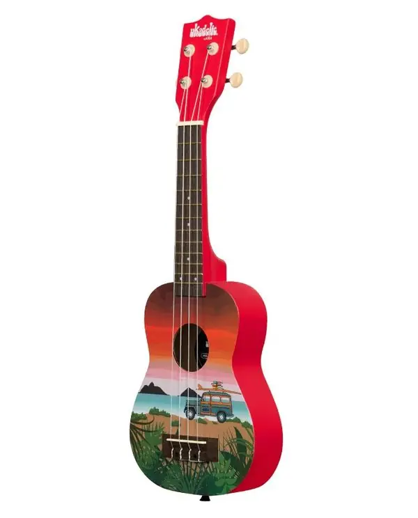 Soldes KALA UK-SURFARI "UKADELIC" UKULELE SOPRANO SURFARI