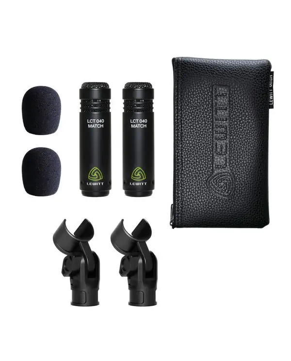 Prix Promo LEWITT LCT 040 MATCH STEREO PAIR PACK 2 MICROS STEREO LCT040 APPAIRÉS