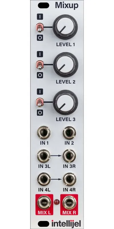 Intellijel Mixup Chainable Mono/Stereo Audio Utility Mixer Retour Gratuit