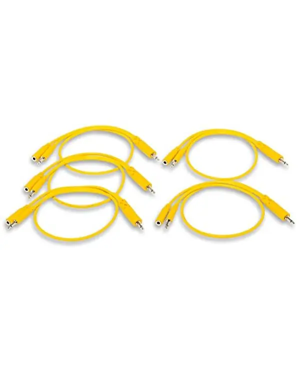 HOSA CMM-545Y HOPSCOTCH PACTH - 3.5MM TS- 45cm( 5PCS) Dernier Modèle