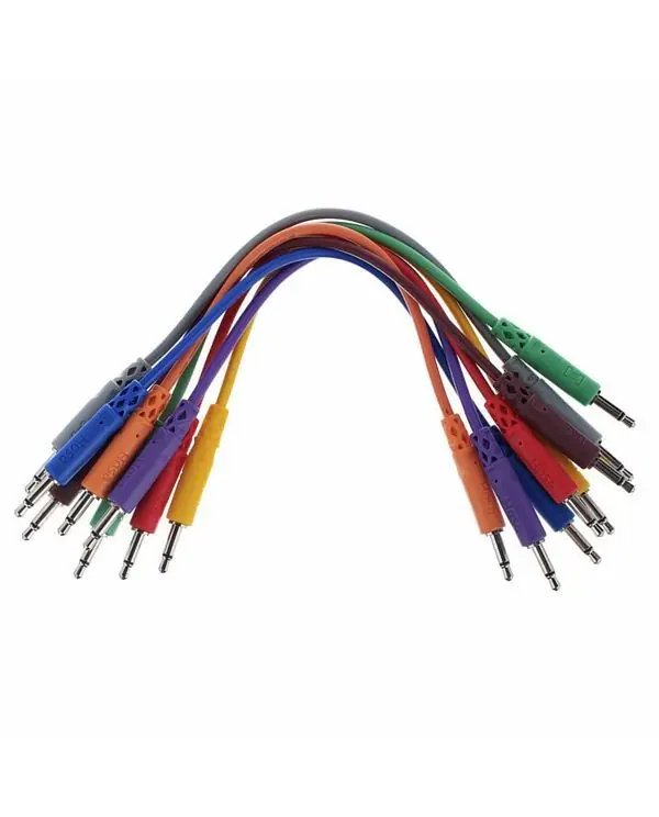 Haute Qualité HOSA CMM-815 CABLES DE PATCH TS - 15cm ( 8PCS)