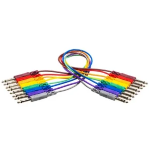 Produit De Marque HOSA CMM-830 CABLES DE PATCH - 30cm (8PCS)