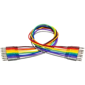 HOSA CMM-845 CABLES DE PATCH - 45cm ( 8PCS) Expédié Aujourd'hui