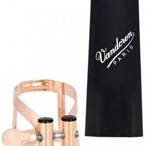 VANDOREN LC54PGP LIGATURE M/O OR ROSE CLARINETTE BASSE +C.BEC PLAST. Dernier Modèle