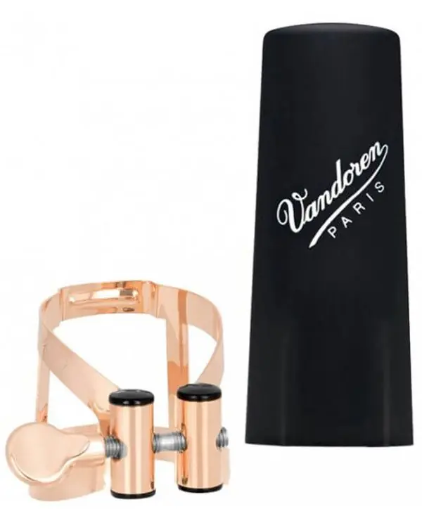 VANDOREN LC54PGP LIGATURE M/O OR ROSE CLARINETTE BASSE +C.BEC PLAST. Dernier Modèle