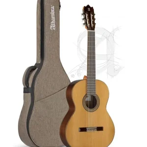 Jusqu'à Épuisement Des Stocks ALHAMBRA 3C SENORITA GUITARE CLASSIQUE 7/8 avec housse