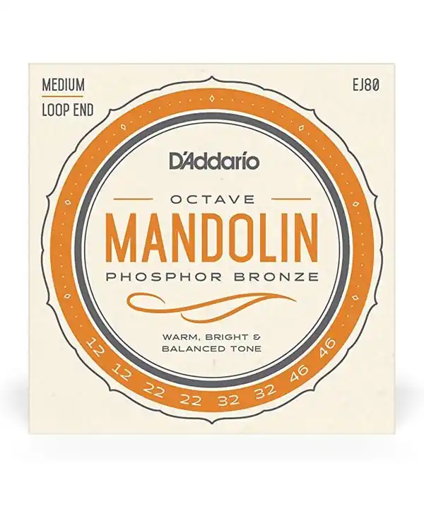 Achetez Aujourd'hui D‘ADDARIO EJ80 JEU DE CORDES MANDOLINE MEDIUM 12-46