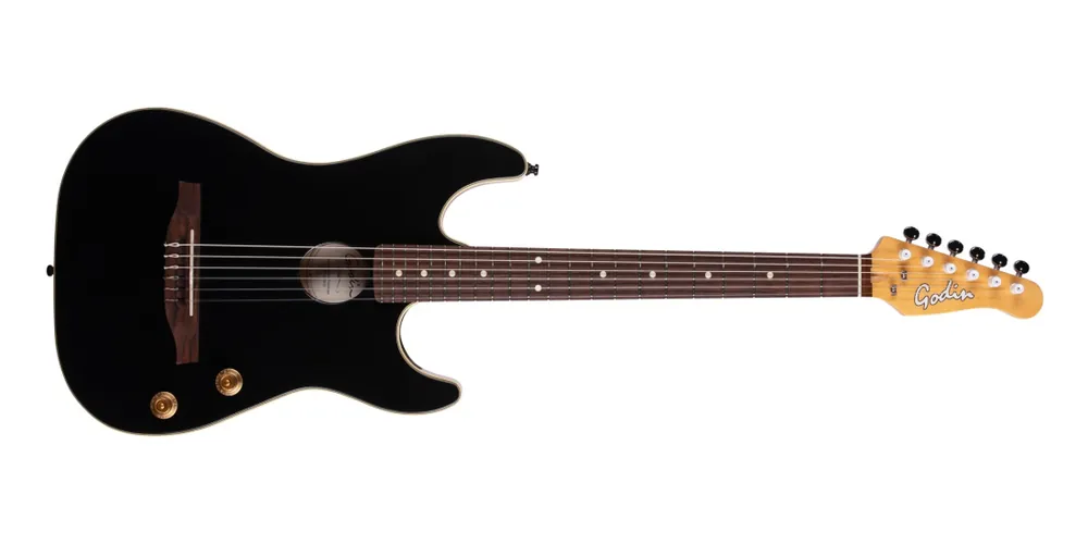 Remise Godin Guitars G-Tour Nylon Matte Black EQ with Gigbag