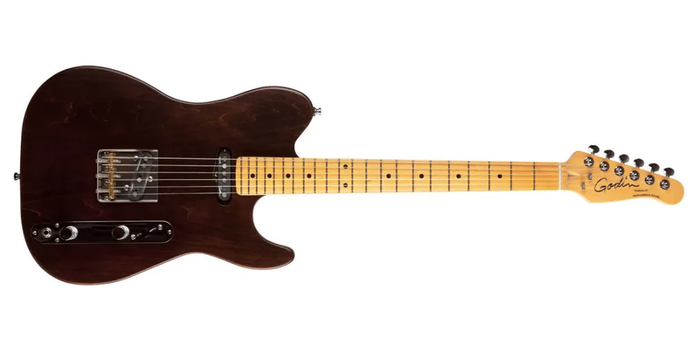 Populaire Godin Guitars Stadium HT Havana Brown MN with Gig Bag