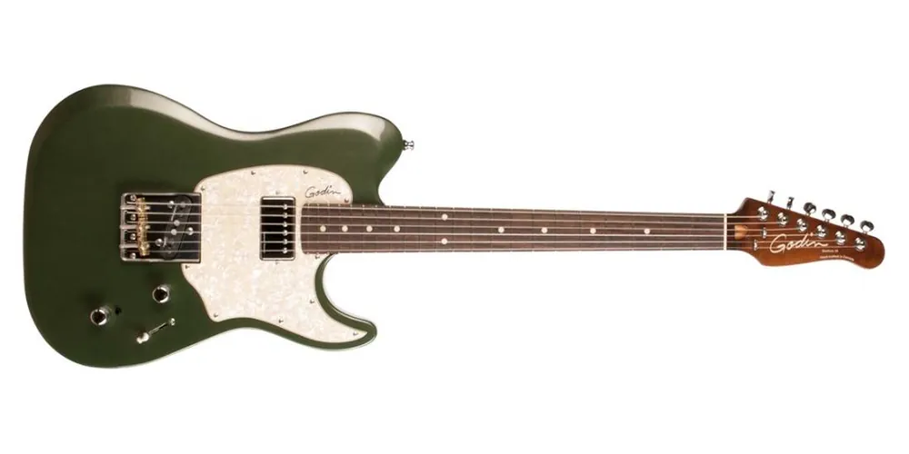 Commander Maintenant Godin Guitars Stadium ‘59 6-String Electric Guitar w/Gig Bag - Desert Green