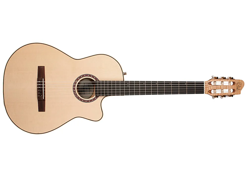 Godin Guitars Arena CW Nylon String Acoustic/Electric Guitar - Natural Flame Maple Haute Qualité