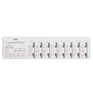 KORG NANOKONTROL2-WH SURFACE DE CONTROLE USB 8 FADER & 8 POTEN. BLANC Livraison Express