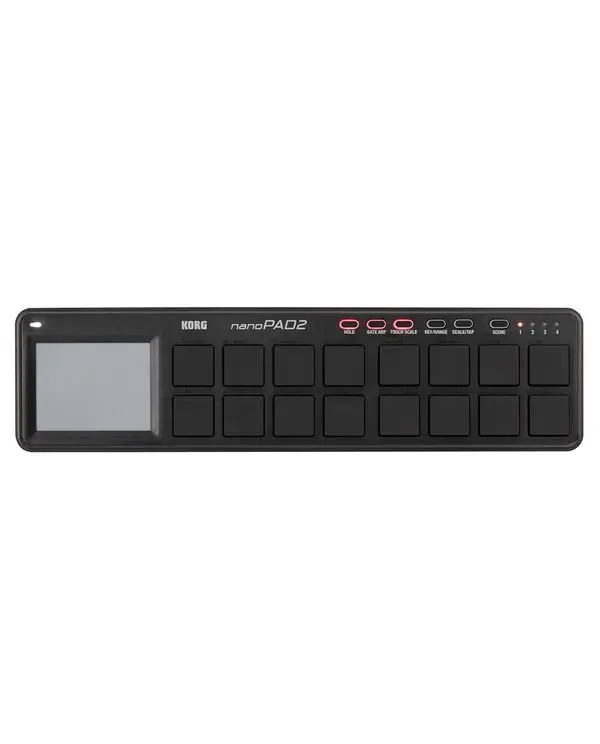 KORG NANOPAD2-BK CONTROLEUR USB 16 PADS NOIR Offre Spéciale