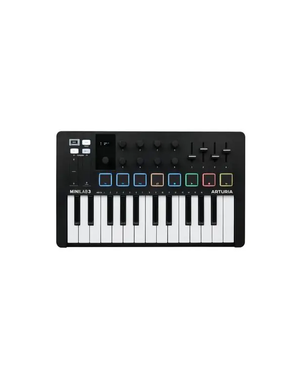 ARTURIA MINILAB MK3 CLAVIER MAITRE USB 25 TOUCHES NOIR Meilleure Vente
