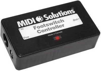 MIDI Solutions Footswitcher Nouvelle Collection