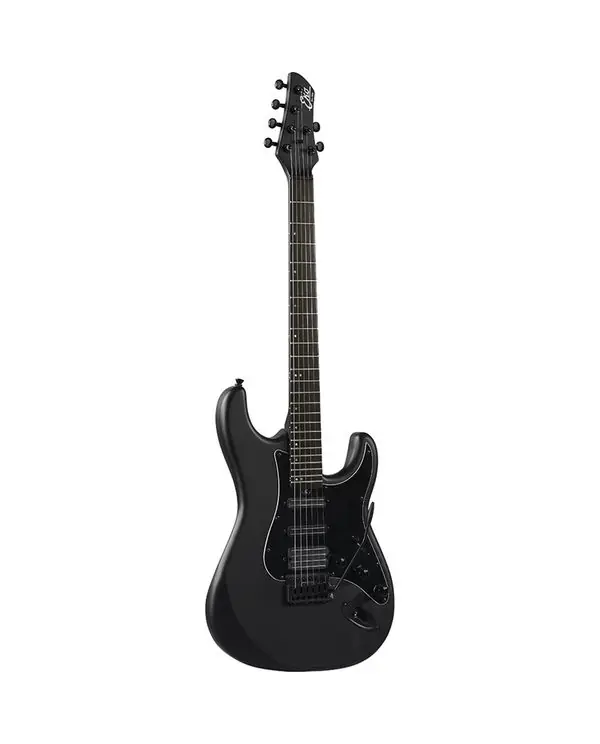 Vente Directe EKO AIRE-STEALTHMATTE-BLK GUITARE ELECTRIQUE TYPE "STRATO" NOIRE MATE