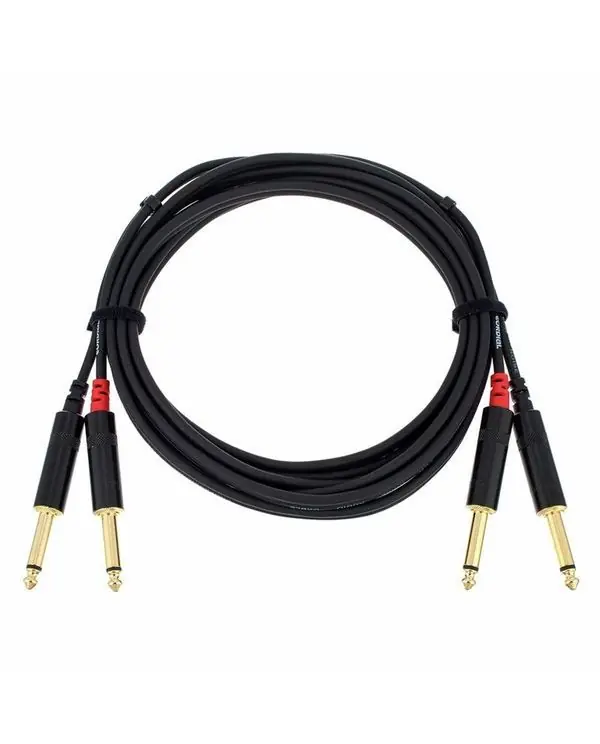 CORDIAL CFU3PC CABLE 2 JACKS MONO / 2 RCA - 3m Offre Du Jour