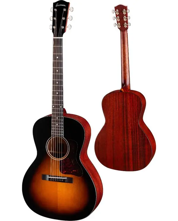 EASTMAN E1OO-SB "SLOPE SHOULDER 00" GUITARE FOLK SUNBURST Nouvelle Collection
