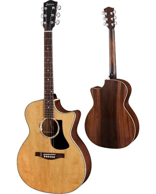 Seulement Aujourd'hui EASTMAN PCH2-GACE "GRAND AUDITORIUM" GUITARE FOLK NATURELLE
