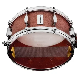 Dunnett Milestone 14x6.5‘‘ Fiberglass Snare Drum - Copper Sparkle Remise