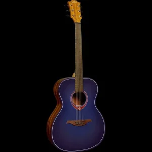LAG T-BLUE-A "TRAMONTANE" GUITARE FOLK AUDITORIUM BLEUE Promotion