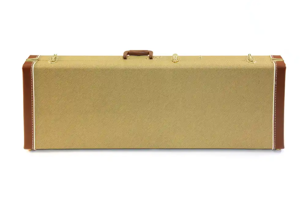Yorkville Sound Deluxe Tweed Rectangular Guitar Case Top Vente