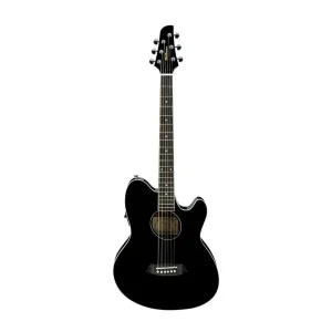 Offre Exclusive IBANEZ TCY10E-BK "TALMAN" GUITARE FOLK ELECTRO NOIRE