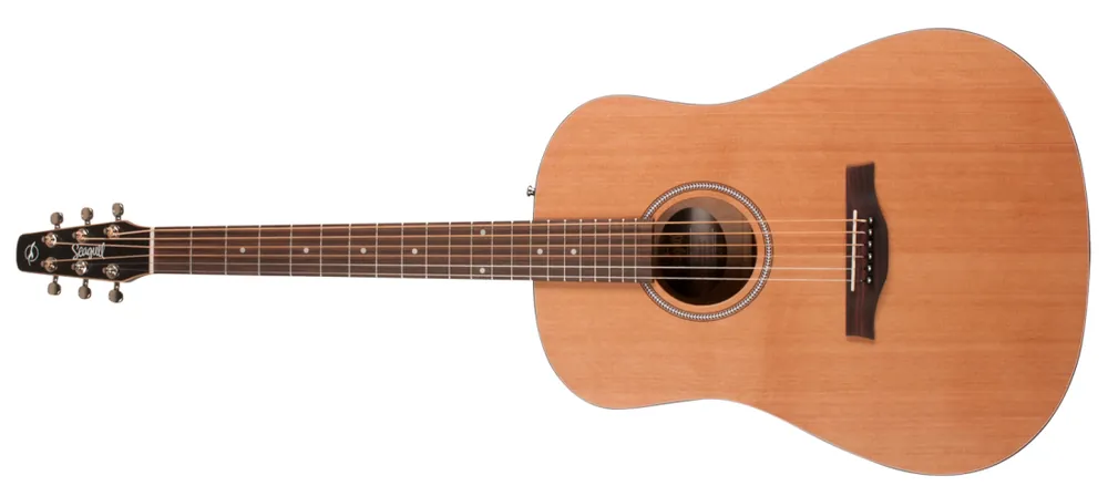 Acheter Direct Seagull Guitars S6 Original Slim Cedar/Wild Cherry Acoustic/Electric Guitar - Left Handed