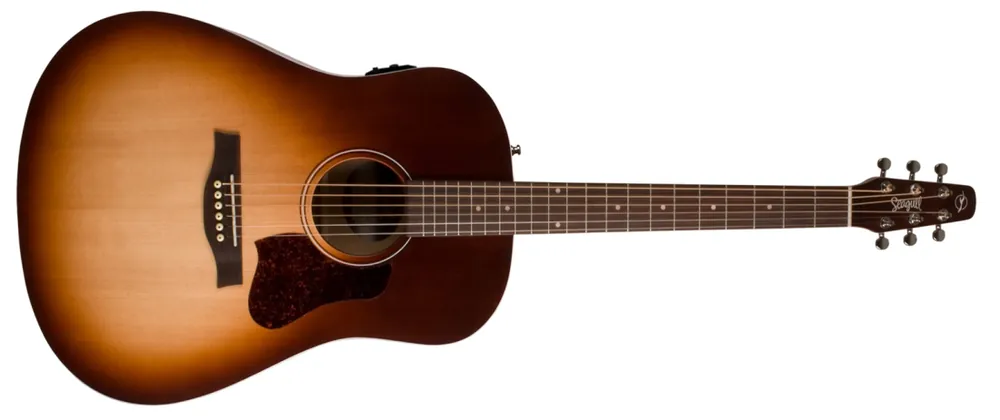 Seagull Guitars Entourage Spruce/Wild Cherry Acoustic/Electric Guitar - Autumn Burst Solde