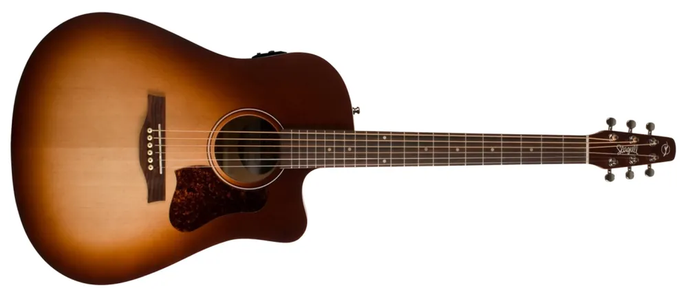 Affaire À Saisir Seagull Guitars Entourage CW Spruce/Wild Cherry Acoustic/Electric Guitar - Autumn Burst