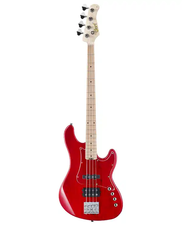 CORT GB74JHTR GUITARE BASSE ELECTRIQUE TRANS RED Meilleur Choix