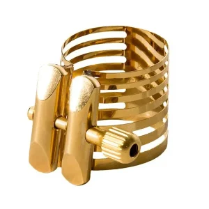 ROVNER PG-1RL "PLATINIUM GOLD" LIGATURE BEC EBONITE SAXOPHONE ALTO Offre Exclusive