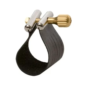 ROVNER SS-1RL "STAR" LIGATURE BEC EBONITE SAXOPHONE ALTO + couvre bec Expédié Aujourd'hui
